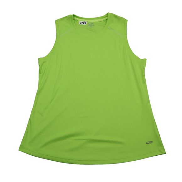 Champion Shirt Womens XL Extra Green Tank Top Sleeveless Workout Flowy Run Gym - Picture 1 of 15